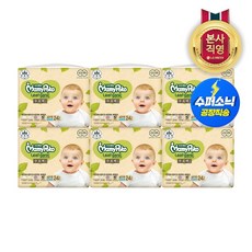마미포코 무표백리프가닉 팬티 대형24P(남) X 6개입, 6개