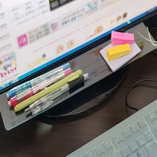 무유무유디자인 모니터 메모보드 컴퓨터모니터선반