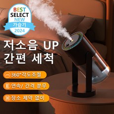 SMIRIA 초음파가습기 미니 휴대용 탁상용 가정용 차량용가습기 사무실 소형 컬러풀 USB 저소음 간편 세첵 프로젝션 램프 Starry Sky Humidifier, 블랙