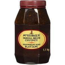 Mrs H.S.Ball's Original Chutney (1.1Kg wide mouth plastic bottle) - Imported from South Africa, 38.8 Fl Oz (Pack of 1)