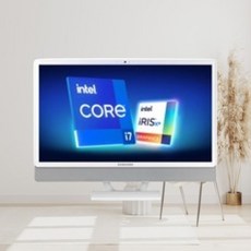 삼성전자 올인원 PC DM530ADA-L78AW (11세대 인텔 i7-1165G7 60.5cm), RAM8GB+RAM8GB+SSD512GB