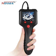 배관탐지기 수도누수 카메라 하수도 누수 관로 NOYAFA 산업용 내시경 2.4 인치 IPS LCD HD 1080P 디지털 보어스코프 IP67 방수 파이프 하수도 검사 보어스코프, 4) 15m - 블랙 - 8mm