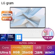 LG 그램15 15Z90S-GR5CK WIN11 신제품 대학생 인강용 업무용 사무용 포토샵 영상편집 고성능 가성비 노트북