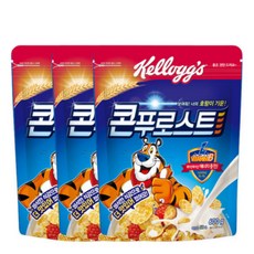 켈로그 콘푸로스트 시리얼, 600g, 3개
