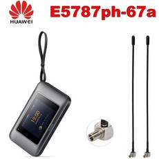 잠금 해제 화웨이 e5787 E5787Ph 67a 안테나 4g lte 300 mbps 모바일 wi fi, 단일, 1개, 단일