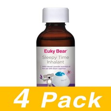 유키 베어 Euky Bear 슬리피 타임 인할란트 위드 라벤더 에센셜 오일 100Ml 4개