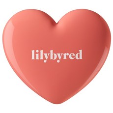 lilybyred 甜美心型腮紅膏, 保濕服貼, 自然光澤, 多次疊加不易結塊, 持久完美妝容, 清新紅潤色調, 03 甜柚橙, 1個