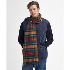 BARBOUR Men's Barbour New Check Tartan Scarf USC0137BE51 Harvest Gold