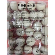 [소담푸드] 치즈볼화이트 900g(30gx30개입) 진우식품, 1개, 900g