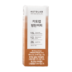 키토랩 방탄커피 앵커 버터커피 팩커피 190ml, 24개입