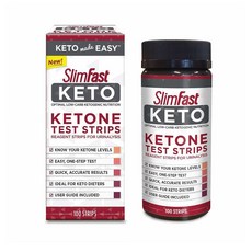 SlimFast Keto Ketone Test Strips 슬림패스트 키토 케톤 테스트 스트립 키토 레벨 테스트 체크지 100개입