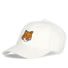 [메종키츠네] 폭스 헤드 로고 LM06103WW0087 P100 볼캡 모자