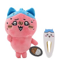 치이카와 인형 굉장히 매운맛 마스코트 키링 + 하치와레 머리핀세트 우사기 먼작귀 인형 가방고리 가방걸이 열쇠고리 10cm 농담곰, 하치와레+하치와레 핀 세트