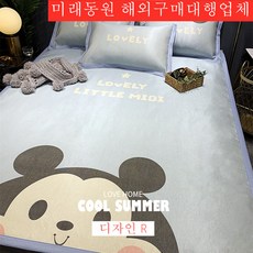 미래동원 침대패드 여름용 쿨 시원패드 인테리어DKASIE33341, 디자인C, 1개