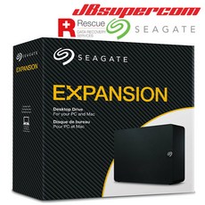 씨게이트 외장하드 Expansion Desktop 4TB+데이터복구, 4096GB, 블랙