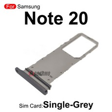 유심 트레이 심카드 USIM 듀얼 심 마이크로SD 슬롯 노트 20 용단일 SIM 카드 교체 부품, 01