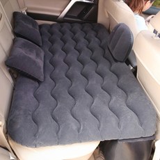윙가드 차박 자동차 물결무늬 캠핑 에어매트 + 일자블럭 세트, 1세트, 블랙