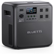 블루티 AC180T 휴대용 발전소 1432Wh 수명PO4 배터리 백업 4개의 1800W 3600W 서지 AC 콘센트 45분 만에 0 80 캠핑 야외 모험 비상용 핫 스왑 가능, 블루티 AC180T 휴대용 발전소 1432Wh 수명PO, 1개