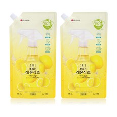 세이프 뿌리는 레몬식초 리필형 725ml 2개
