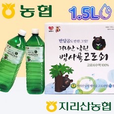 (예약발송) 지리산농협 - 지리산 고로쇠 수액 1.5L (6병 또는 12병) [2.1~2.10발송], 12개