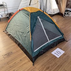 아마존 야외 더블 성인 캠핑 텐트 해변 캠핑 용품 단층 휴대용 텐트 풀 세트 공장, 스타일 10(200X140X100)