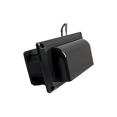 Exhaust Fan 12V RV Side Vent Air Ventilation Plastic for Motorhome Caravan Camper Boat Marine Yach, Black