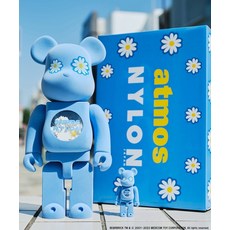 베어브릭 아트모스 x NYLON JAPAN TYPE2 100% & 400% 메디콤 토이 나일론 재팬 타입 2 미니어쳐, 기타 1, 한 사이즈