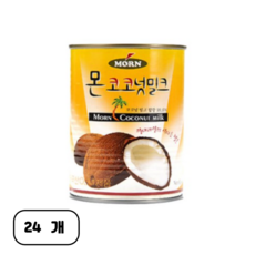 몬 코코넛 밀크, 400ml, 24개