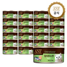 ANF 캔 고양이 간식 참치무스 95g x 24개, 단품 - anf