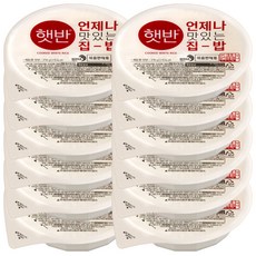 햇반 백미밥, 210g, 12개