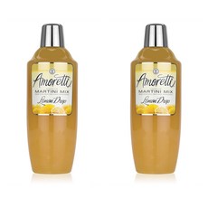 Amoretti Premium Martini Cocktail Mix Lemon Drop 아모레띠 마티니 칵테일믹스 레몬드롭 28oz 2개, 1개, 1ml