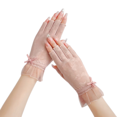 단비루리 미끄럼방지 다용도 손가락 오픈 여름 장갑, 인디핑크, 1개 인디핑크