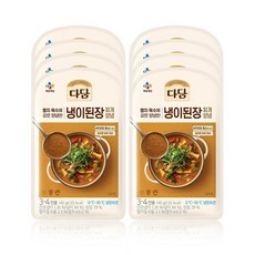 올따옴 CJ 다담 냉이된장찌개양념 140g 8개, 16개