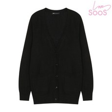 수스 니트 가디건 BK