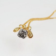 순금장미목걸이