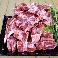 [으뜸한돈] 국내산 한돈 돼지 등뼈 3kg (감자탕용) 냉동, 1kg, 3개