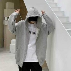 남성 후드집업 얇은 후두집업 절기 중학생 교복