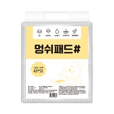 펫잇템즈 배변패드 100매 40x50, 1개, 100개 - 오놀라배변패드