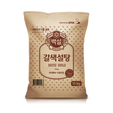 백설 갈색설탕 15kg, 상세페이지 참조, 1개, 상세페이지 참조