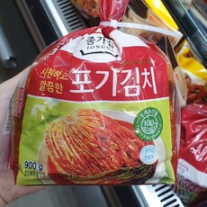 종가집 시원하고 깔끔한 포기김치 900g, 1개