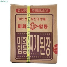 미화합동 찌개된장 14kg 업소용된장 11203566, 1개