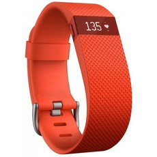 Fitbit 충전 심박수 모니터 및 활동 추적기 컬러 오렌지 크기 - 대형