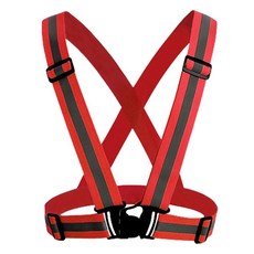 형광조끼 고 스판 엑스반도 안전조끼 레드 빨강 (HRCE59), 없음, 1개