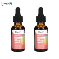 Life Flo 퓨어 rosehip 씨드 오일 30ml, 2개