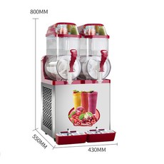 업소용 눈 녹이는 기계 완전 자동 슬러지 1 2 3 실린더 12L, 220V, Double cylinder