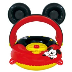 디즈니 미키마우스 파라솔 쿠션 보행기 튜브, 혼합 색상, 1개