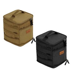 캠핑 스토리지백 이소가스통 연료백 수납 가방, 블랙, 1개