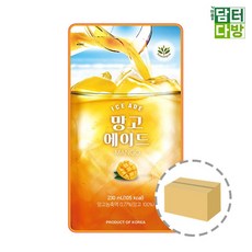 BG발란스그로우 망고 에이드 과일에이드 편의점팩음료 망고주스 230ml 파우치음료 팩음료 음료 커피, 상세페이지 참조