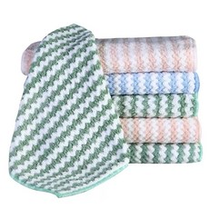 극세사 수건 주방 타올 행주 타월 키친크로스 천 청소 테이블 핸드 걸레 수세미, Mixed color, 10pcs, 10개