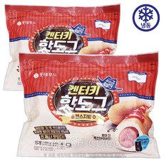 롯데 켄터키핫도그 아이스포장무료, 1.05kg, 2개